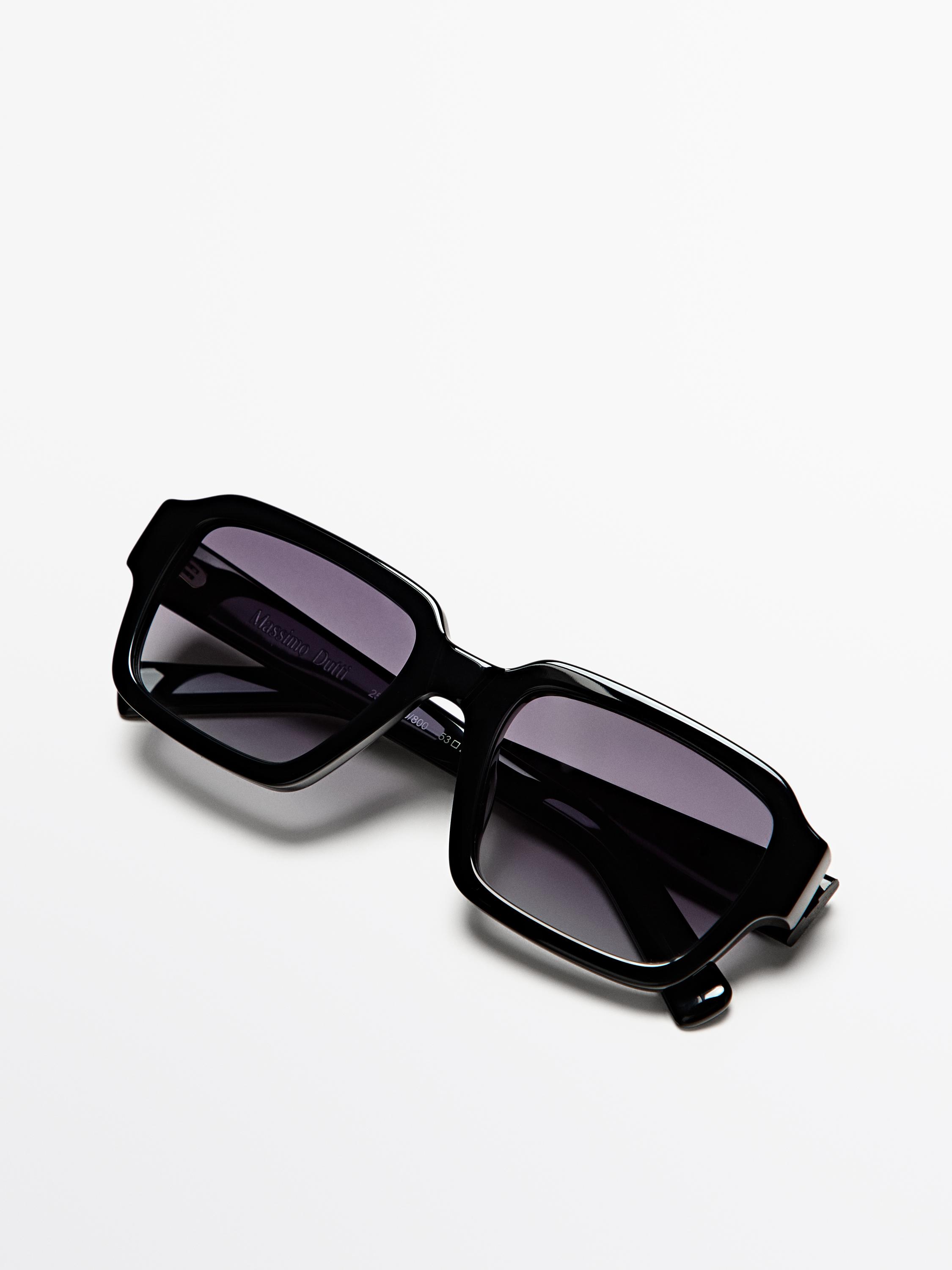 Lunettes de soleil rectangulaires